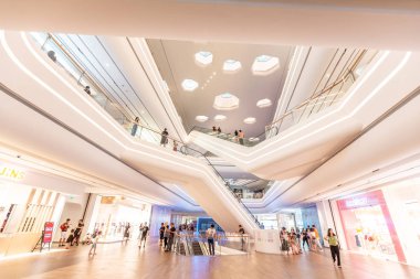 Modern alışveriş Hong Kong, iç görünüş