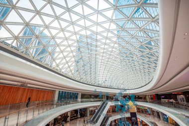 Modern alışveriş Hong Kong, iç görünüş