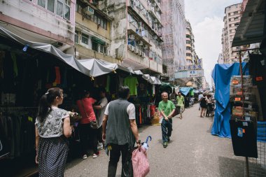 Keşif Hong Kong - kalabalık ve eski konut