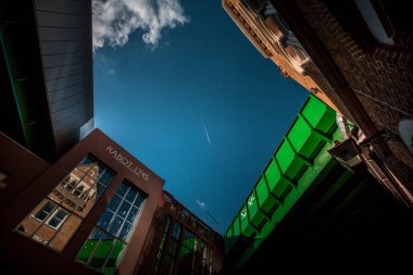 21 Ekim 2017 - Kings Cross Station, Londra: İç ve dış görünümü Kings Cross İstasyonu ve Londra, İngiltere'de alışveriş