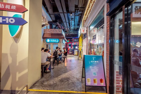 Shopping Center Moderno Hong Kong Vista Interior — Fotografia de Stock