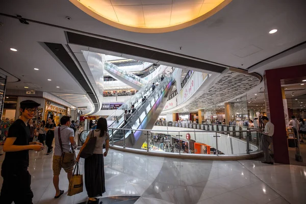 Modernes Einkaufszentrum Hongkong Innenansicht — Stockfoto