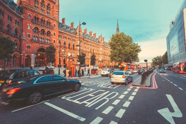 Byggnad Kings Cross Railway Station London Storbritannien — Stockfoto