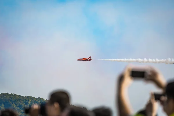 Show Aero Céu Azul Claro Durante Dia — Fotografia de Stock