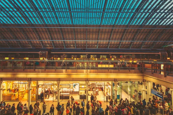Будівля Кінгс Кросс Залізнична Станція Лондон Великобританія — стокове фото