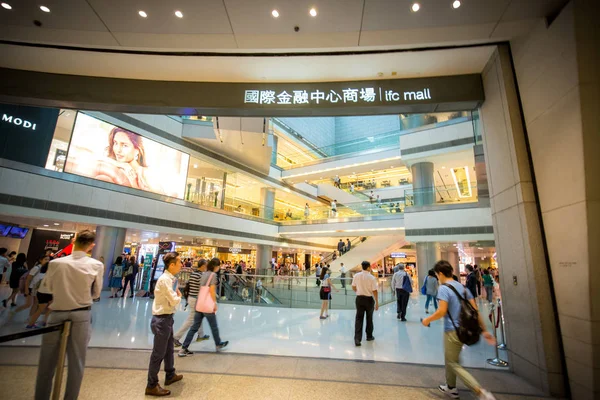 Shopping Center Moderno Hong Kong Vista Interior — Fotografia de Stock