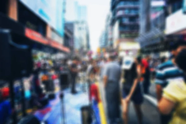 Overcrowded Street Houses Shops Nov 2016 Tsim Sha Tsui Hong — Stock Photo, Image