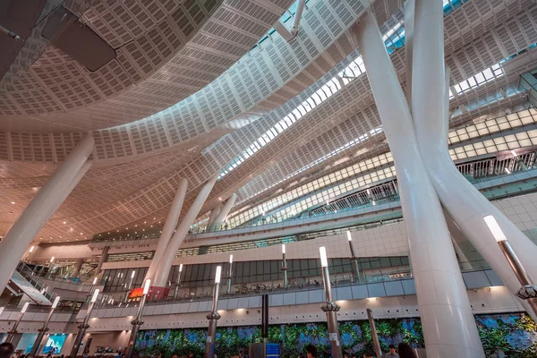 Vista Interior Terminal Del Aeropuerto Hong Kong —  Fotos de Stock