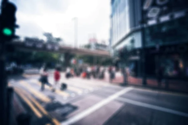 2017年8月10日 香港尖沙咀 人群街道景观 — 图库照片