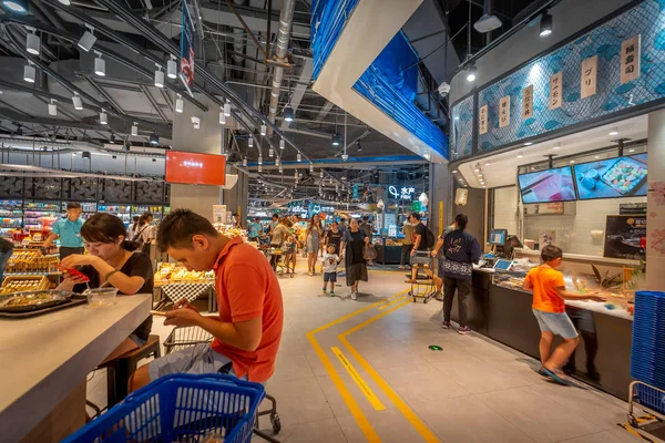 Shopping Center Moderno Hong Kong Vista Interior — Fotografia de Stock