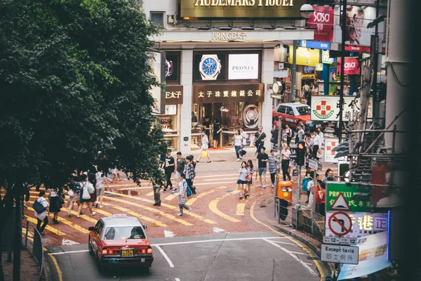 Odkrycie Hong Kong Tłoczno Starych Mieszkań — Zdjęcie stockowe