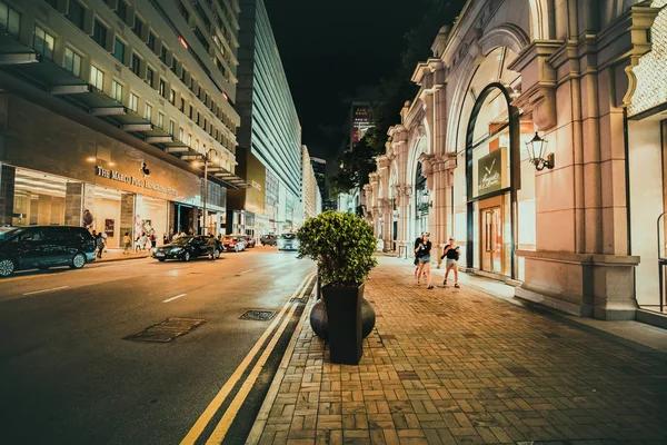 Ağustos 2017 Tsim Sha Tsui Hong Kong Nsan Kalabalığı Ile — Stok fotoğraf