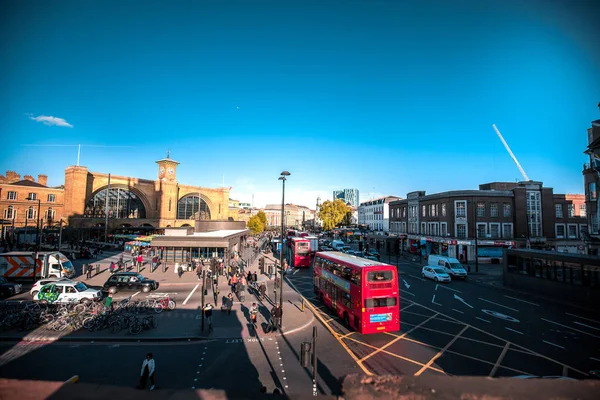 Ekim 2017 Kings Cross Station Londra Dış Görünümü Kings Cross — Stok fotoğraf