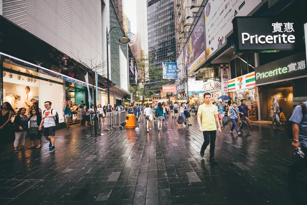 Lis 2016 Tsim Sha Tsui Hong Kong Street View Hong — Zdjęcie stockowe