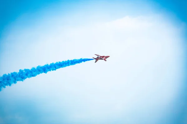 Aero Show Heldere Blauwe Hemel Overdag — Stockfoto