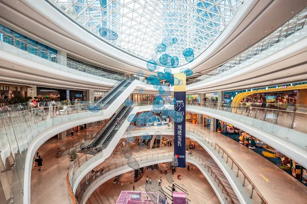 Modern Winkelcentrum Hong Kong Innerlijke Weergave — Stockfoto