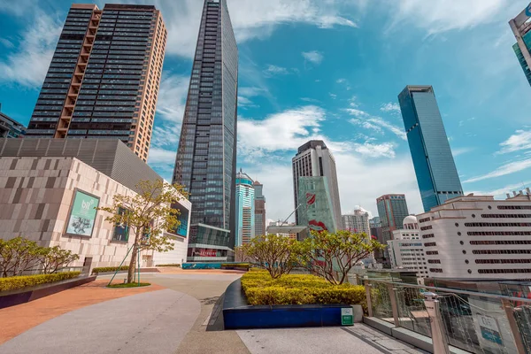 Ago 2017 Tsim Sha Tsui Hong Kong Vista Rua Com — Fotografia de Stock