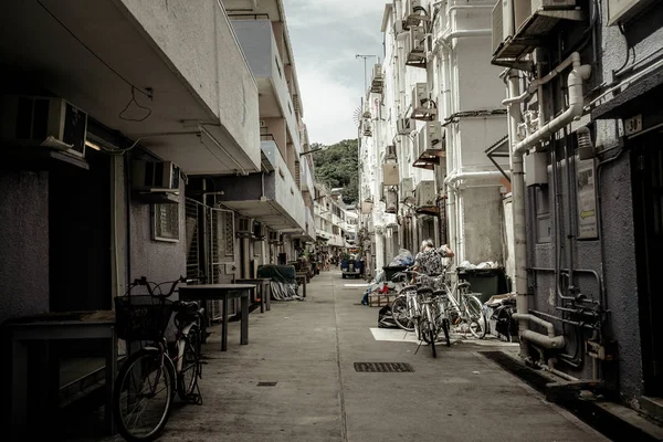 Ανακάλυψη Hong Kong - γεμάτο και παλιά στέγαση — Φωτογραφία Αρχείου