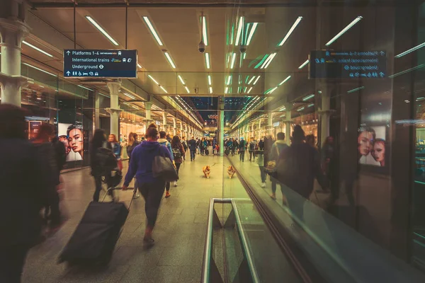 Bina Kings Cross Tren Stasyonu Londra Ngiltere — Stok fotoğraf