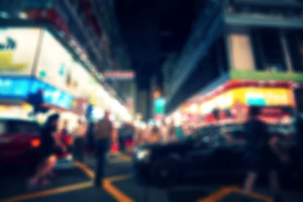 2017年8月10日 香港尖沙咀 人群街道景观 — 图库照片