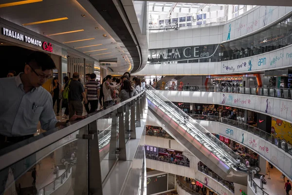 Modern Winkelcentrum Hong Kong Innerlijke Weergave — Stockfoto