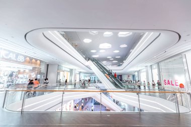 Modern alışveriş Hong Kong, iç görünüş