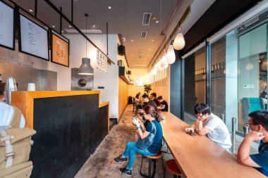 Modern alışveriş Hong Kong, iç görünüş