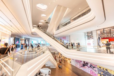 Modern alışveriş Hong Kong, iç görünüş