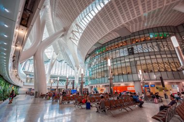 Havaalanı terminal, Hong Kong iç görünüm