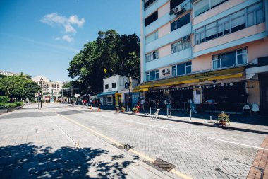 Mimarlık ve yapı sırasında gündüz, 19 Kasım, 2016, Hong Kong