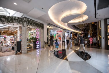 Modern alışveriş Hong Kong, iç görünüş