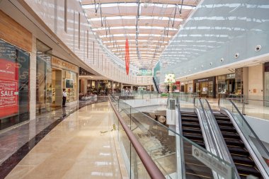 Modern alışveriş Hong Kong, iç görünüş
