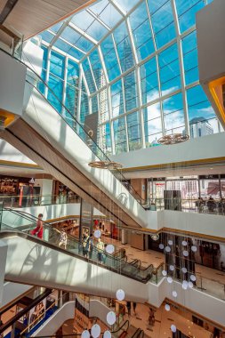 Modern alışveriş Hong Kong, iç görünüş