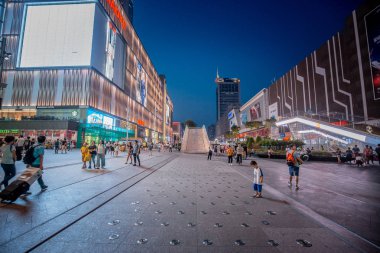 21 Ekim 2017, Londra, İngiltere. Merkezi kare ve Londra, İngiltere'de alışveriş