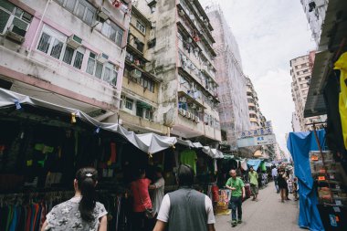 Keşif Hong Kong - kalabalık ve eski konut
