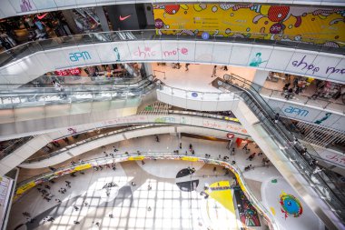 Modern alışveriş Hong Kong, iç görünüş