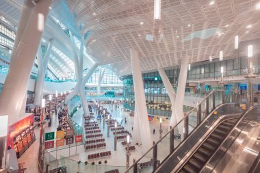 Havaalanı terminal, Hong Kong iç görünüm