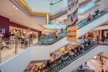 Modern alışveriş Hong Kong, iç görünüş