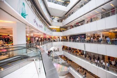 Modern alışveriş Hong Kong, iç görünüş