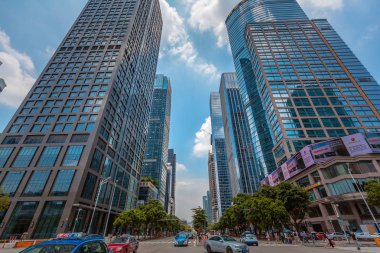 21 Ekim 2017, Londra, İngiltere. Merkezi kare ve Londra, İngiltere'de alışveriş