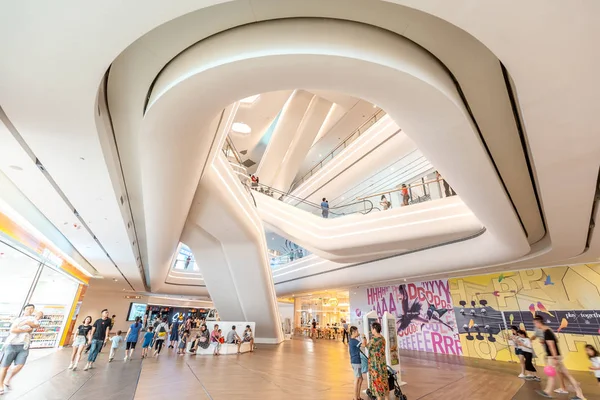 Modernes Einkaufszentrum Hongkong Innenansicht — Stockfoto