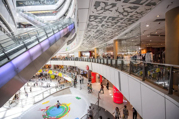 Modern Winkelcentrum Hong Kong Innerlijke Weergave — Stockfoto