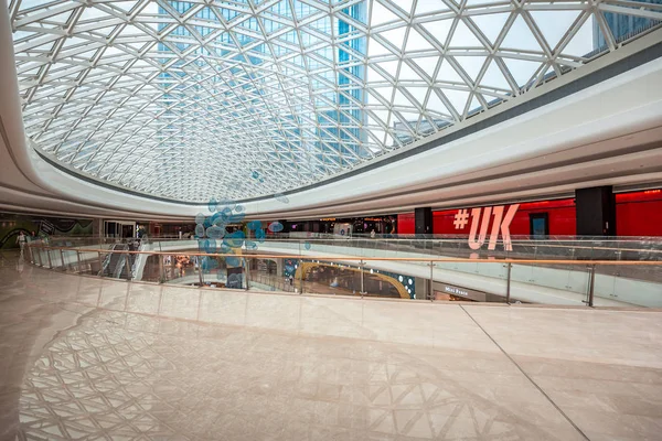 Moderní Nákupní Centrum Hong Kongu Vnitřní Pohled — Stock fotografie