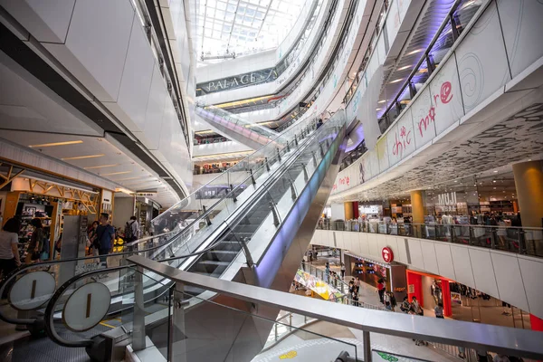 Modernes Einkaufszentrum Hongkong Innenansicht — Stockfoto