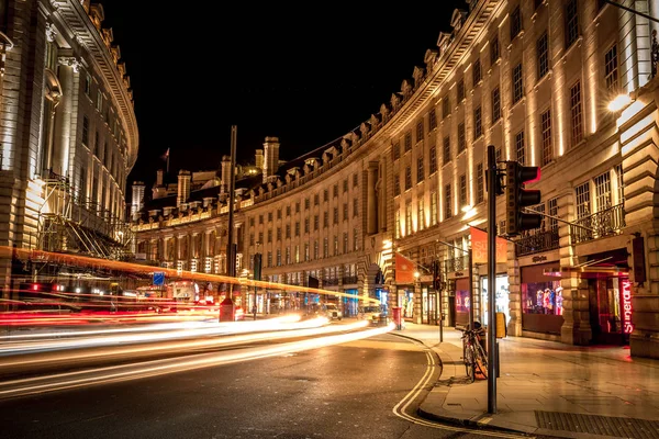 Londyn Listopada 2017 Regent Street Urządzone Boże Narodzenie Nowy Rok — Zdjęcie stockowe