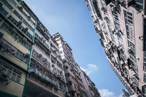 Landgoed Gebouwen Overdag Hong Kong — Stockfoto