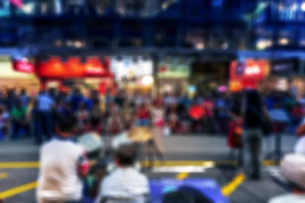 Přeplněné Ulice Domy Obchody Listopad 2016 Tsim Sha Tsui Hongkong — Stock fotografie
