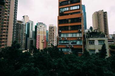 modern binalar gündüz, 19 Kasım, 2016, Hong Kong görüntüleyin.
