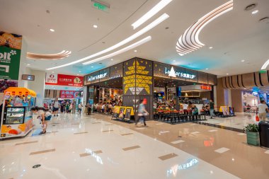 Modern alışveriş Hong Kong, iç görünüş