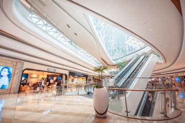 Modern alışveriş Hong Kong, iç görünüş